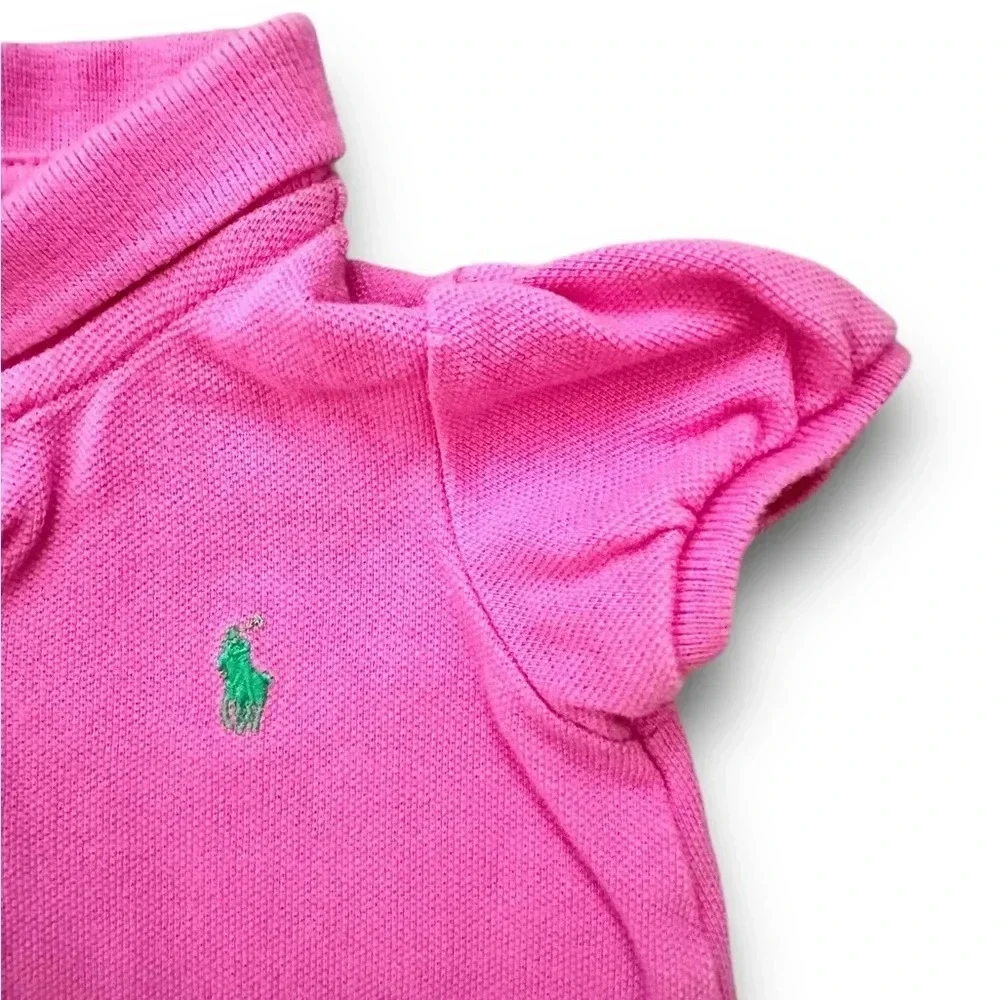 Ralph Lauren | Ruffled Polo Dress (6 mos) 🩷